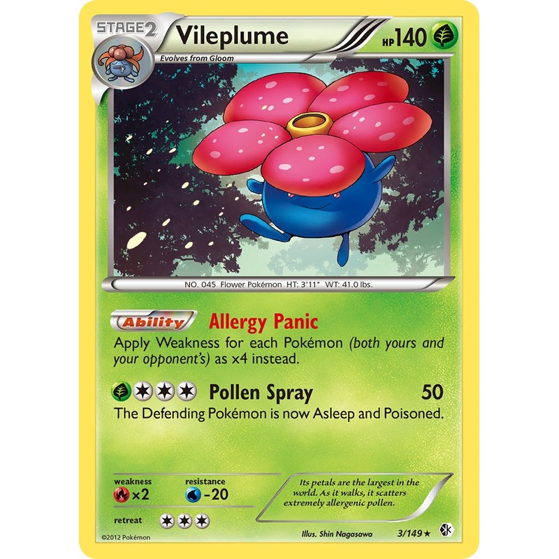 Vileplume (3/149) (Theme Deck Exclusive) [Black & White: Boundaries Crossed]