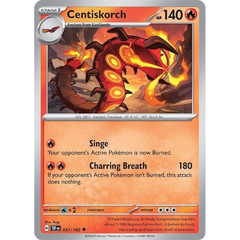 Centiskorch (037/162) [Scarlet & Violet: Temporal Forces]