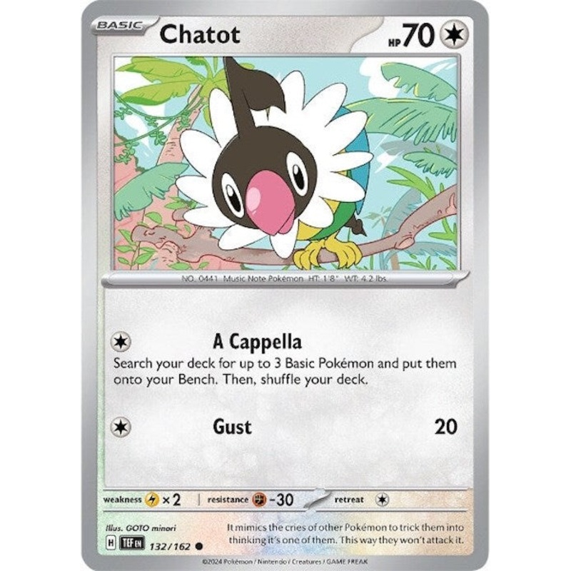 Chatot (132/162) [Scarlet & Violet: Temporal Forces]