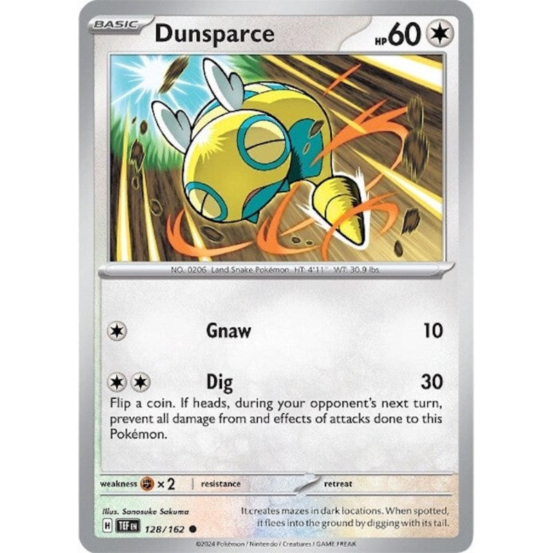 Dunsparce (128/162) [Scarlet & Violet: Temporal Forces]