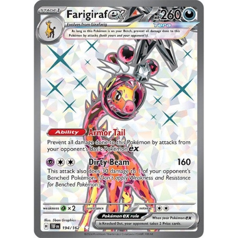 Farigiraf ex (194/162) [Scarlet & Violet: Temporal Forces]