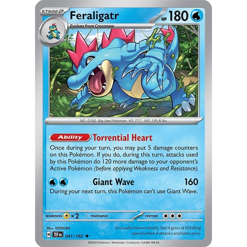 Feraligatr (041/162) (Theme Deck Exclusive) [Scarlet & Violet: Temporal Forces]