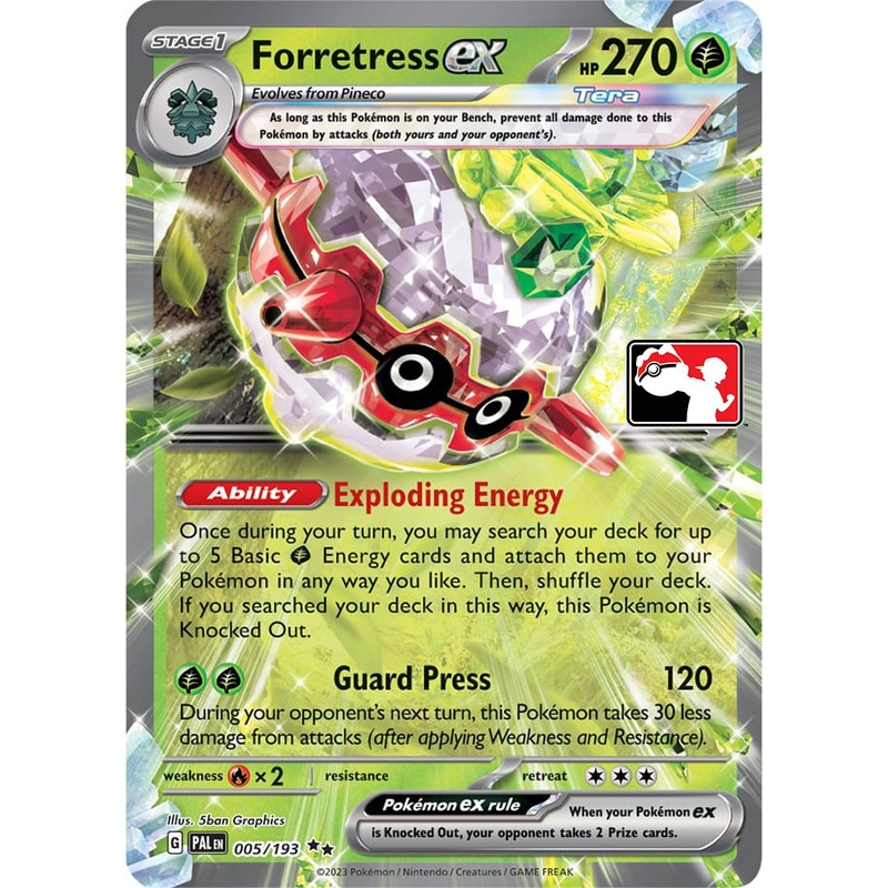 Forretress ex (005/193) [Prize Pack Series Four]
