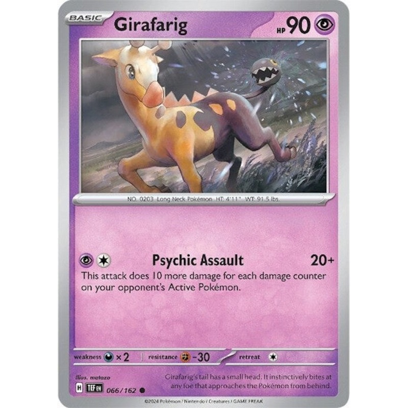 Girafarig (066/162) [Scarlet & Violet: Temporal Forces]