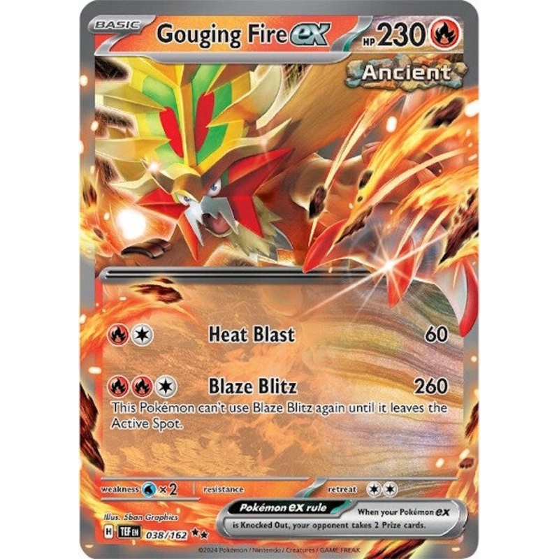 Gouging Fire ex (038/162) [Scarlet & Violet: Temporal Forces]