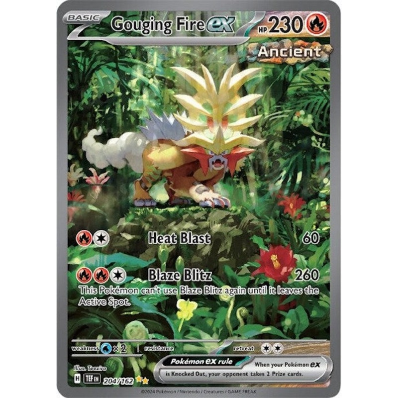 Gouging Fire ex (204/162) [Scarlet & Violet: Temporal Forces]