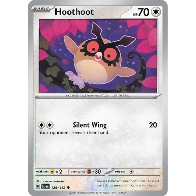 Hoothoot (126/162) [Scarlet & Violet: Temporal Forces]