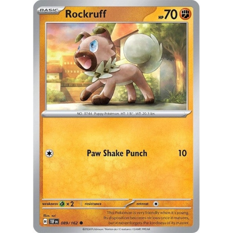 Rockruff (089/162) [Scarlet & Violet: Temporal Forces]