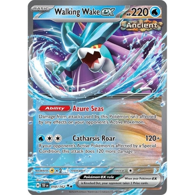 Walking Wake ex (050/162) [Scarlet & Violet: Temporal Forces]