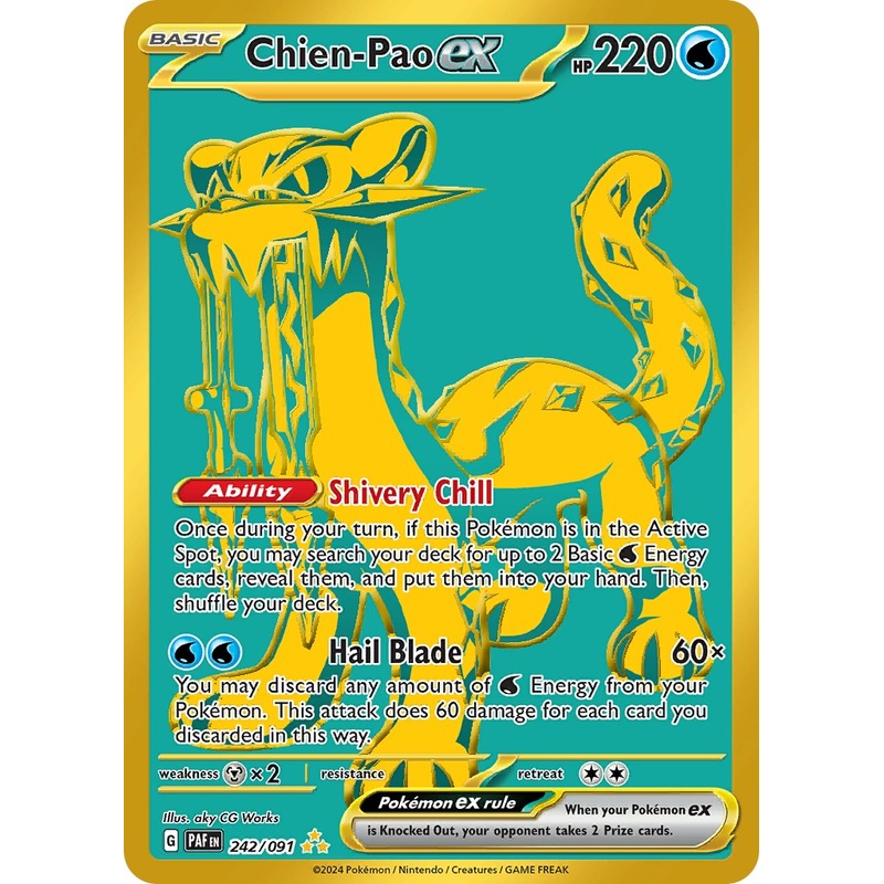 Chien-Pao ex (242/091) [Scarlet & Violet: Paldean Fates]