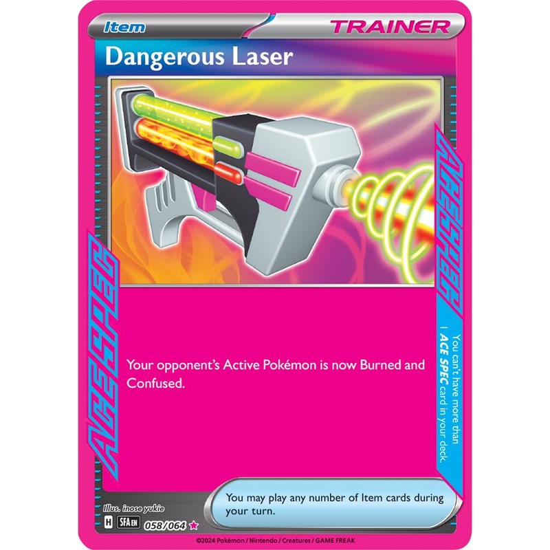 Dangerous Laser (058/064) [Scarlet & Violet: Shrouded Fable]