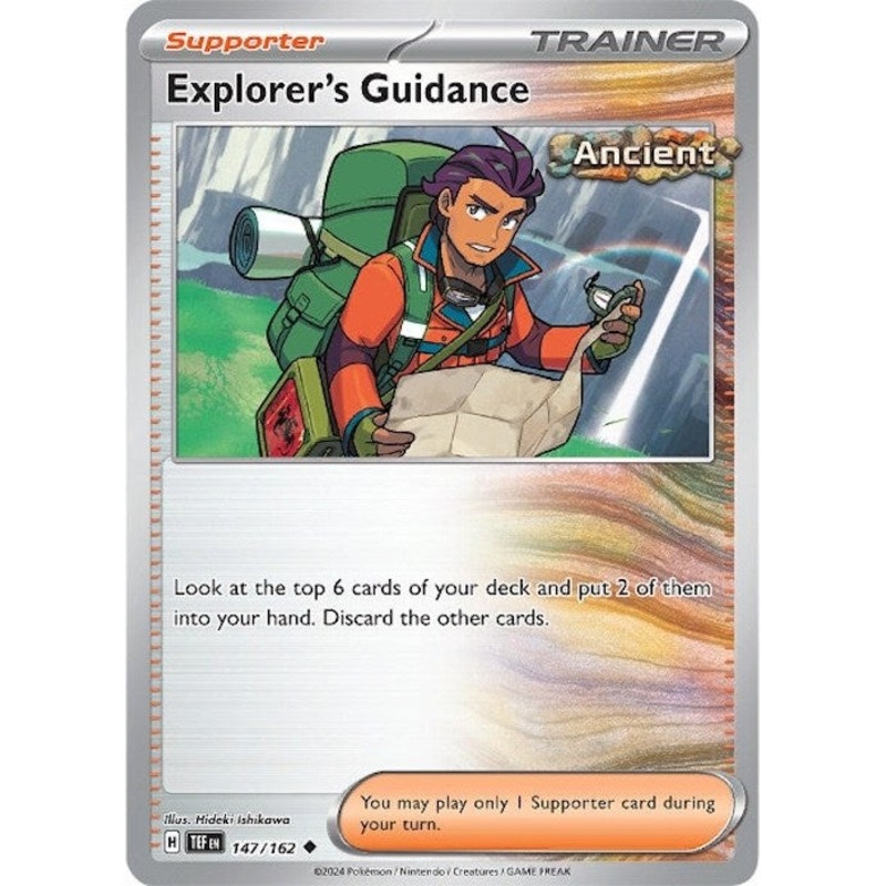 Explorer's Guidance (147/162) [Scarlet & Violet: Temporal Forces]