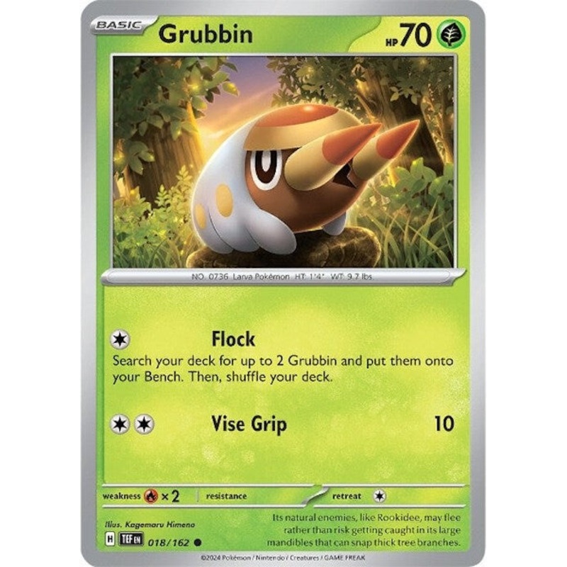 Grubbin (018/162) [Scarlet & Violet: Temporal Forces]