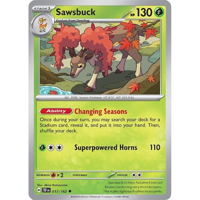 Sawsbuck (017/162) [Scarlet & Violet: Temporal Forces]