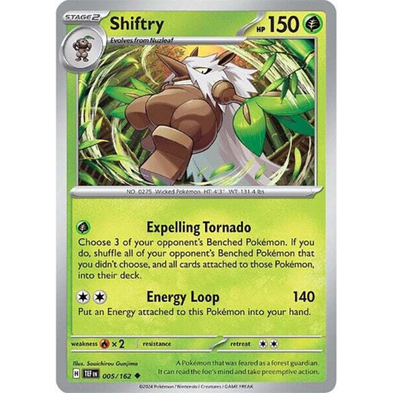 Shiftry (005/162) [Scarlet & Violet: Temporal Forces]