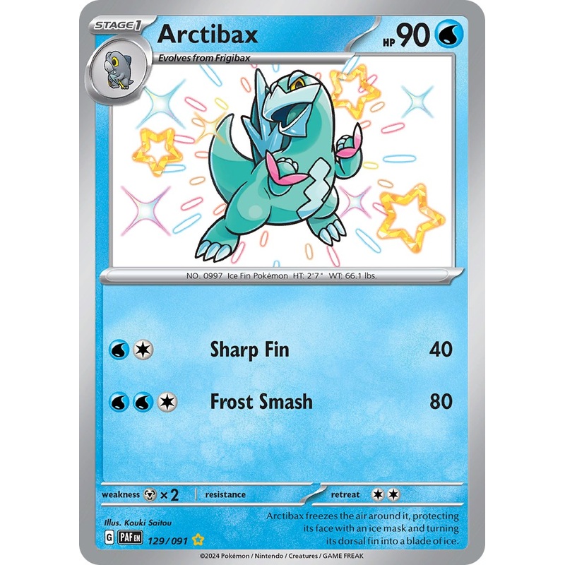 Arctibax (129/091) [Scarlet & Violet: Paldean Fates]
