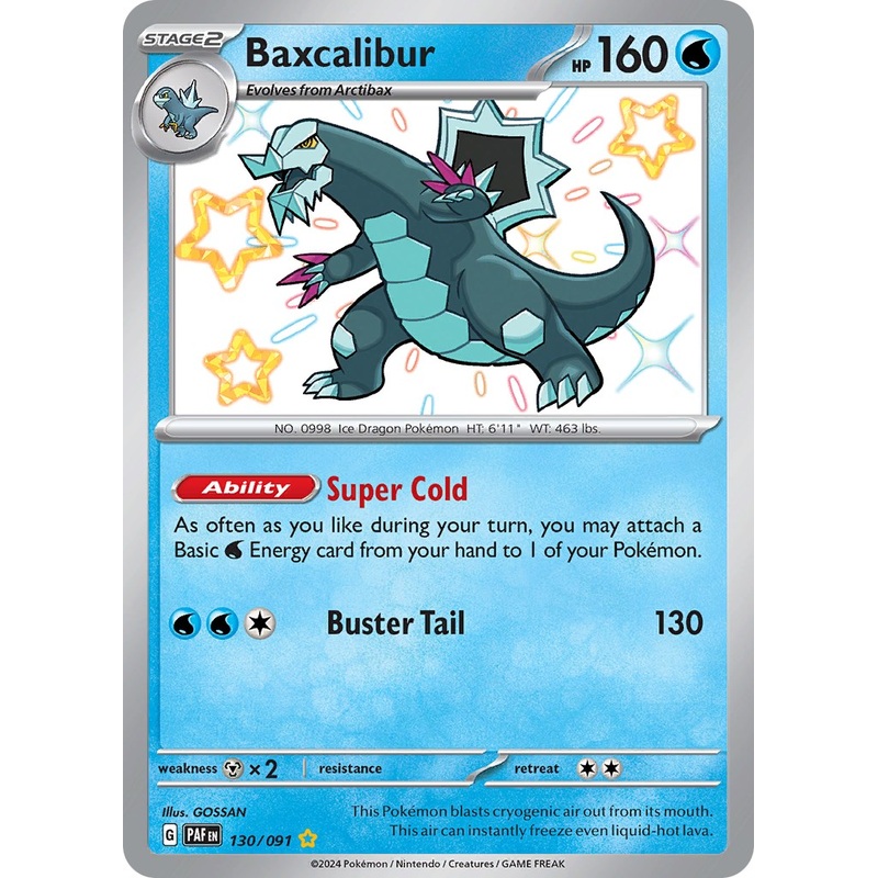 Baxcalibur (130/091) [Scarlet & Violet: Paldean Fates]