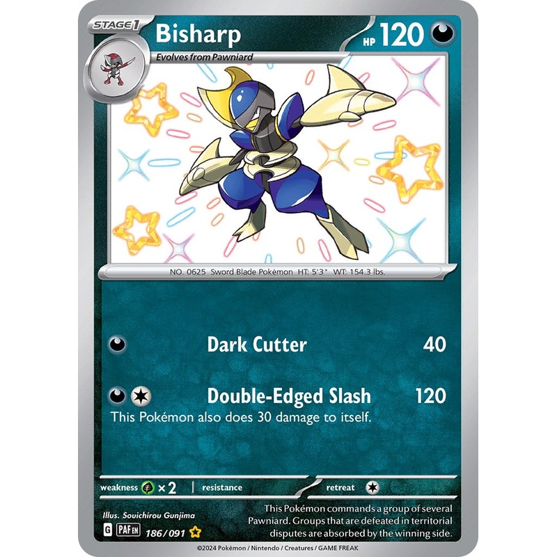 Bisharp (186/091) [Scarlet & Violet: Paldean Fates]