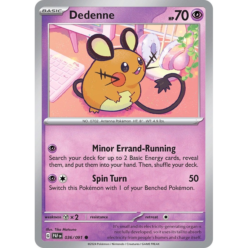 Dedenne (036/091) [Scarlet & Violet: Paldean Fates]