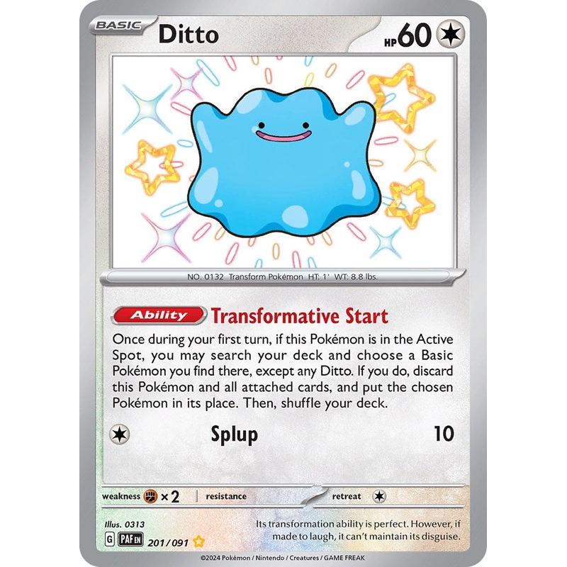 Ditto (201/091) [Scarlet & Violet: Paldean Fates]