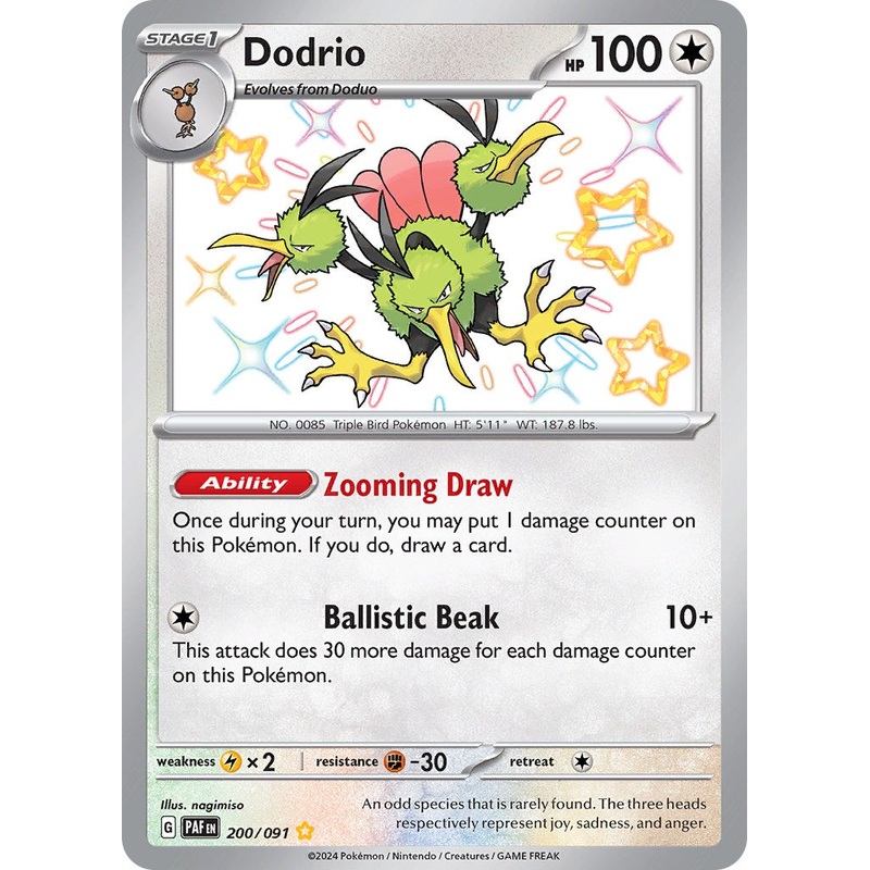 Dodrio (200/091) [Scarlet & Violet: Paldean Fates]