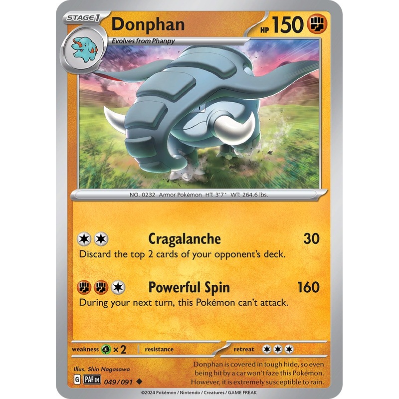 Donphan (049/091) [Scarlet & Violet: Paldean Fates]