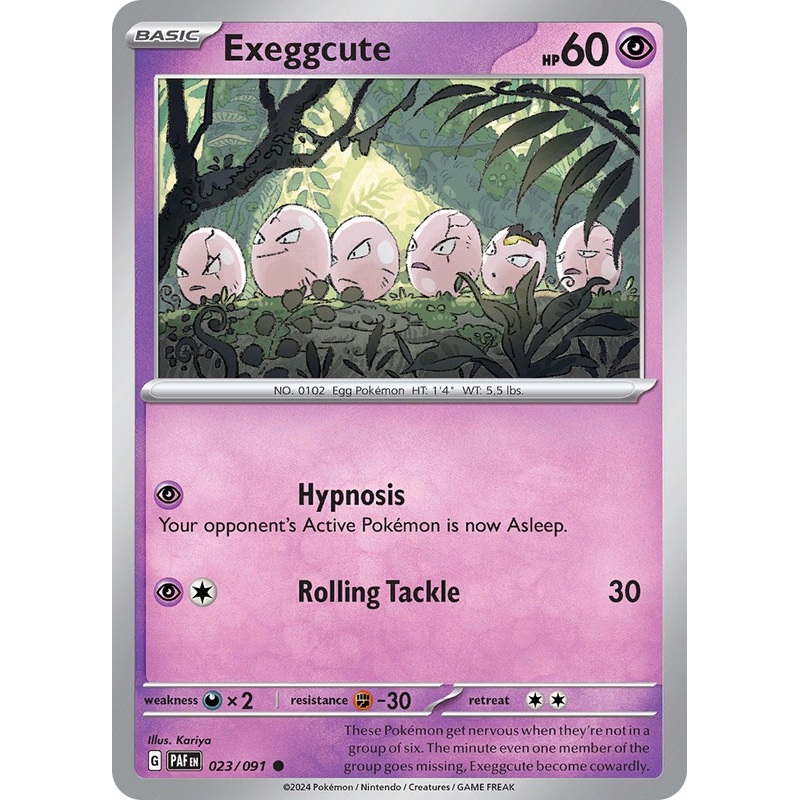 Exeggcute (023/091) [Scarlet & Violet: Paldean Fates]