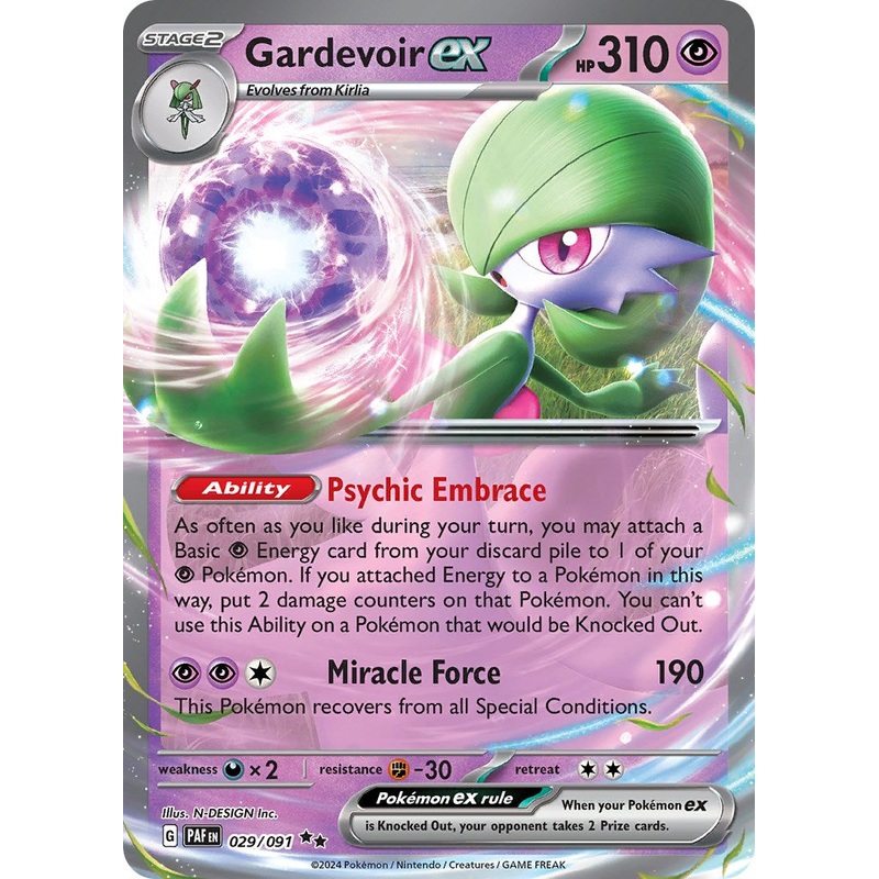 Gardevoir ex (029/091) [Scarlet & Violet: Paldean Fates]