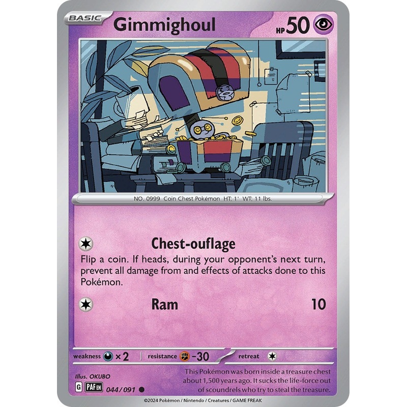Gimmighoul (044/091) [Scarlet & Violet: Paldean Fates]