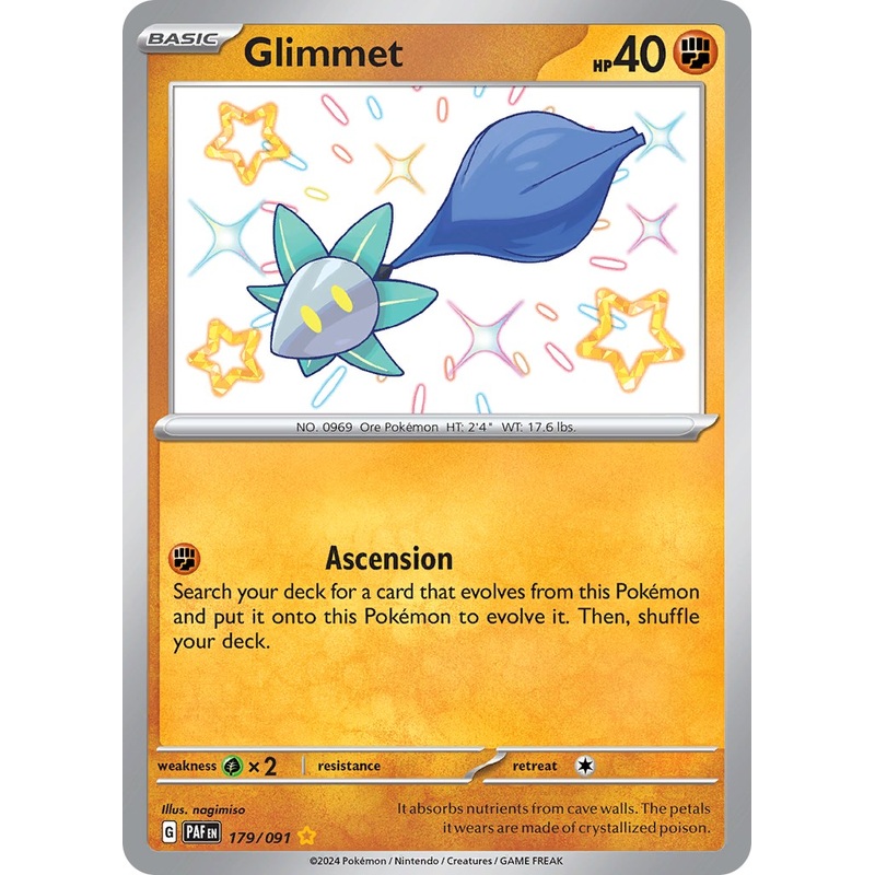 Glimmet (179/091) [Scarlet & Violet: Paldean Fates]