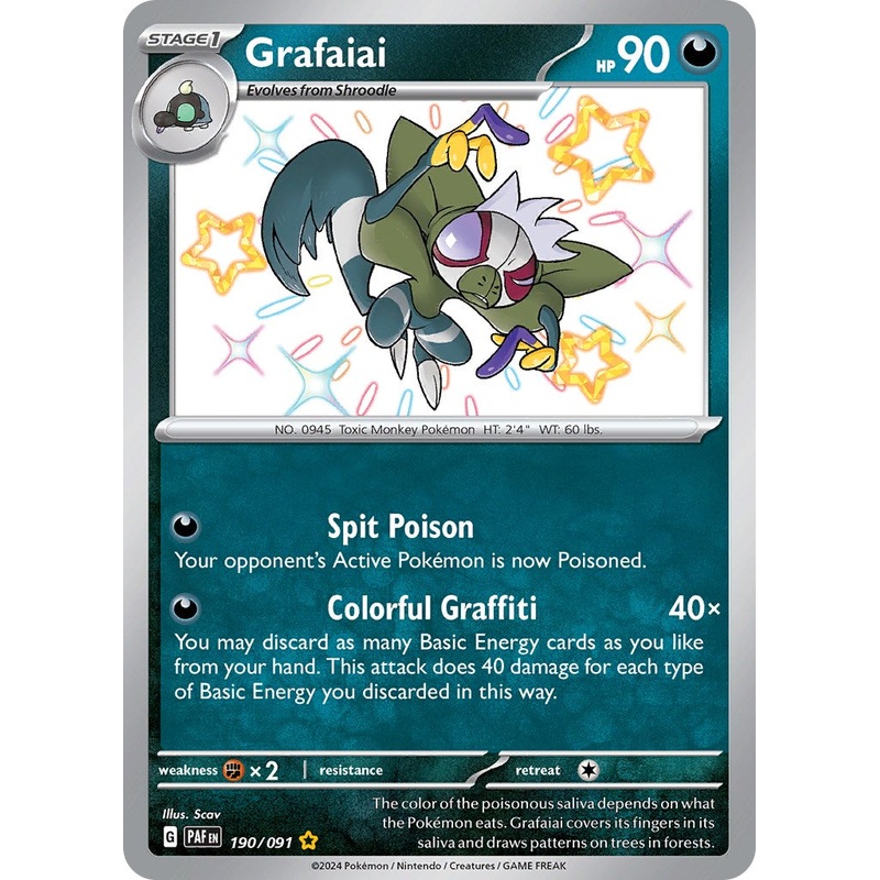 Grafaiai (190/091) [Scarlet & Violet: Paldean Fates]