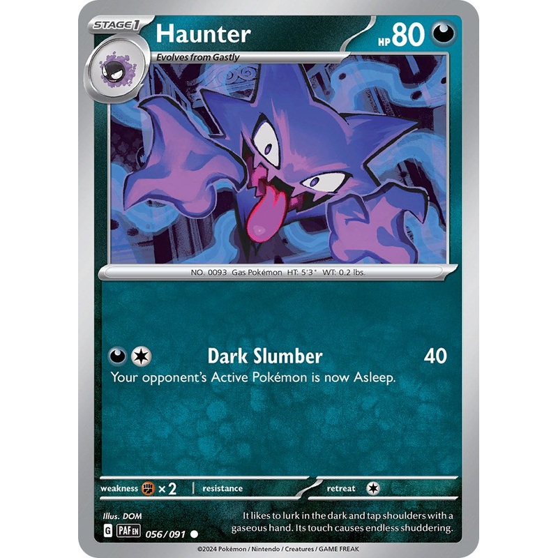 Haunter (056/091) [Scarlet & Violet: Paldean Fates]