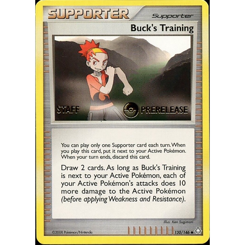 Buck's Training (130/146) (Staff Prerelease Promo) [Diamond & Pearl: Legends Awakened]