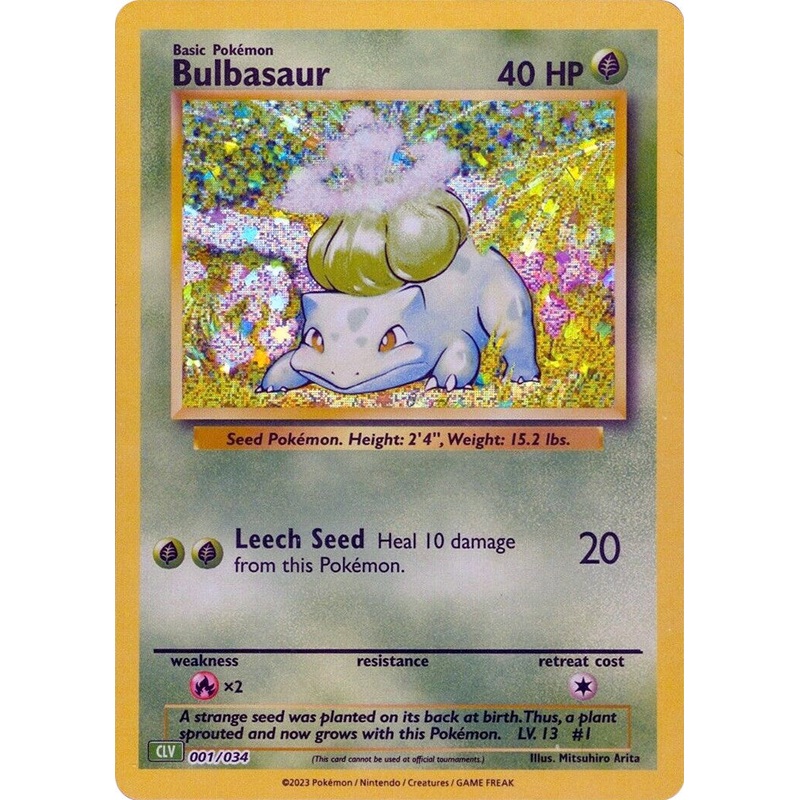 Bulbasaur [Trading Card Game Classic]
