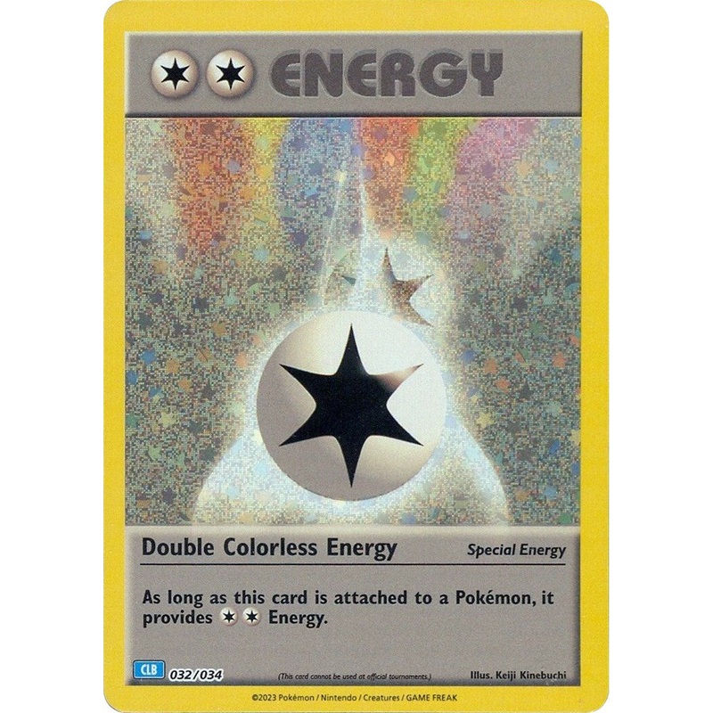 Double Colorless Energy (CLB) [Trading Card Game Classic]