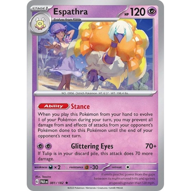Espathra (081/182) (Build & Battle Box) [Scarlet & Violet: Paradox Rift]
