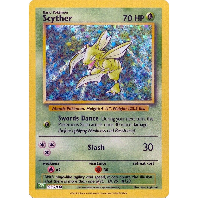 Scyther [Trading Card Game Classic]