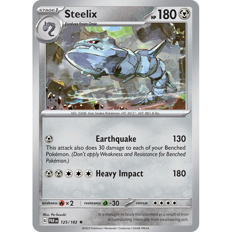 Steelix (125/182) [Scarlet & Violet: Paradox Rift]