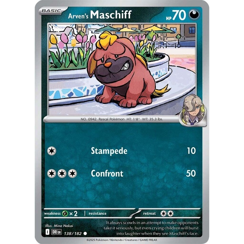 Arven's Maschiff (138/182) [Scarlet & Violet: Destined Rivals]
