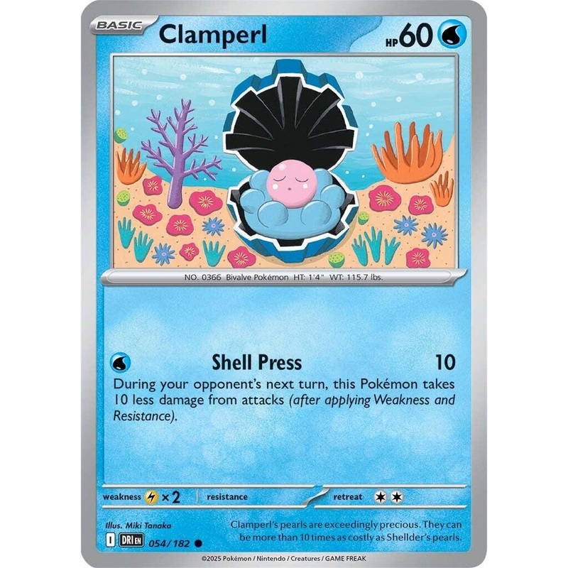Clamperl (054/182) [Scarlet & Violet: Destined Rivals]