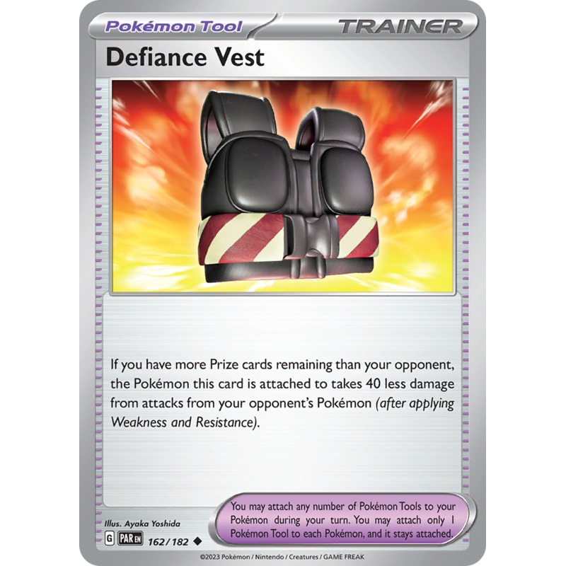 Defiance Vest (162/182) [Scarlet & Violet: Paradox Rift]