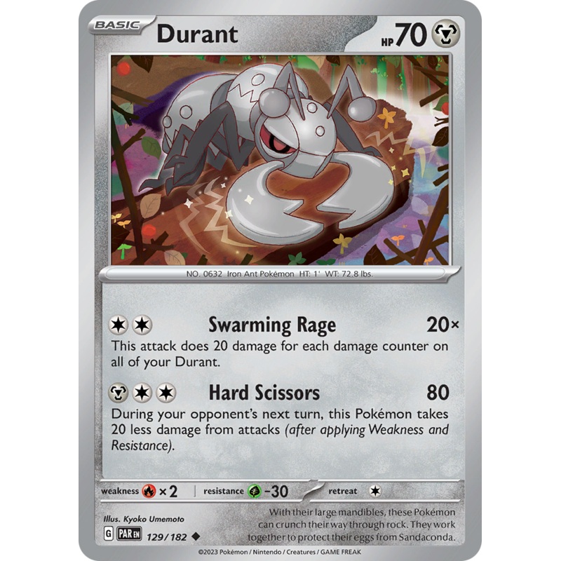 Durant (129/182) [Scarlet & Violet: Paradox Rift]