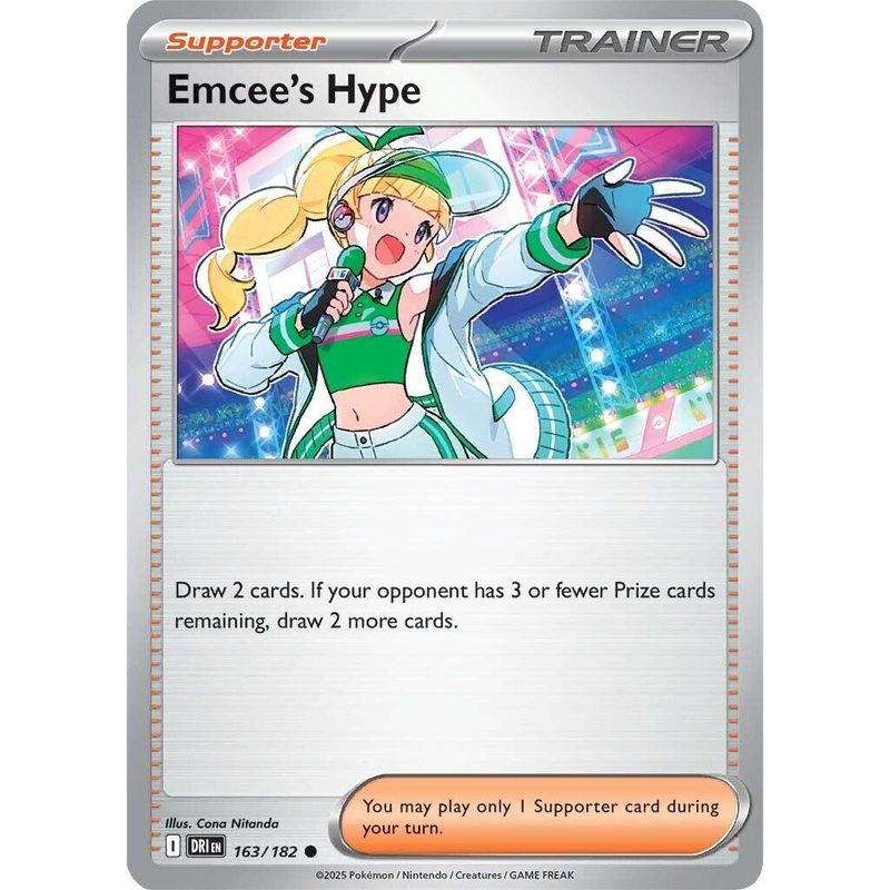 Emcee's Hype (163/182) [Scarlet & Violet: Destined Rivals]