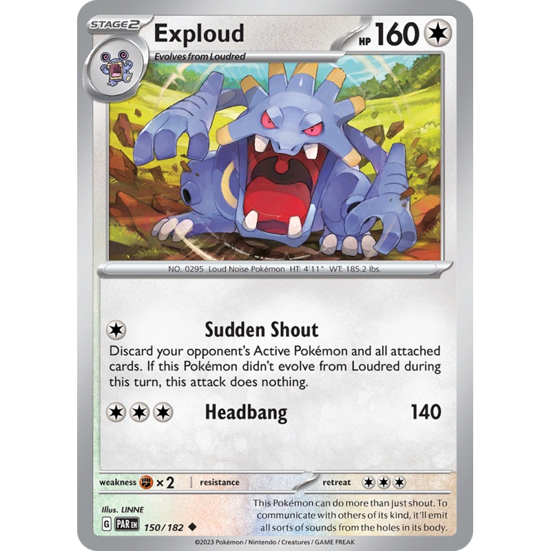 Exploud (150/182) [Scarlet & Violet: Paradox Rift]
