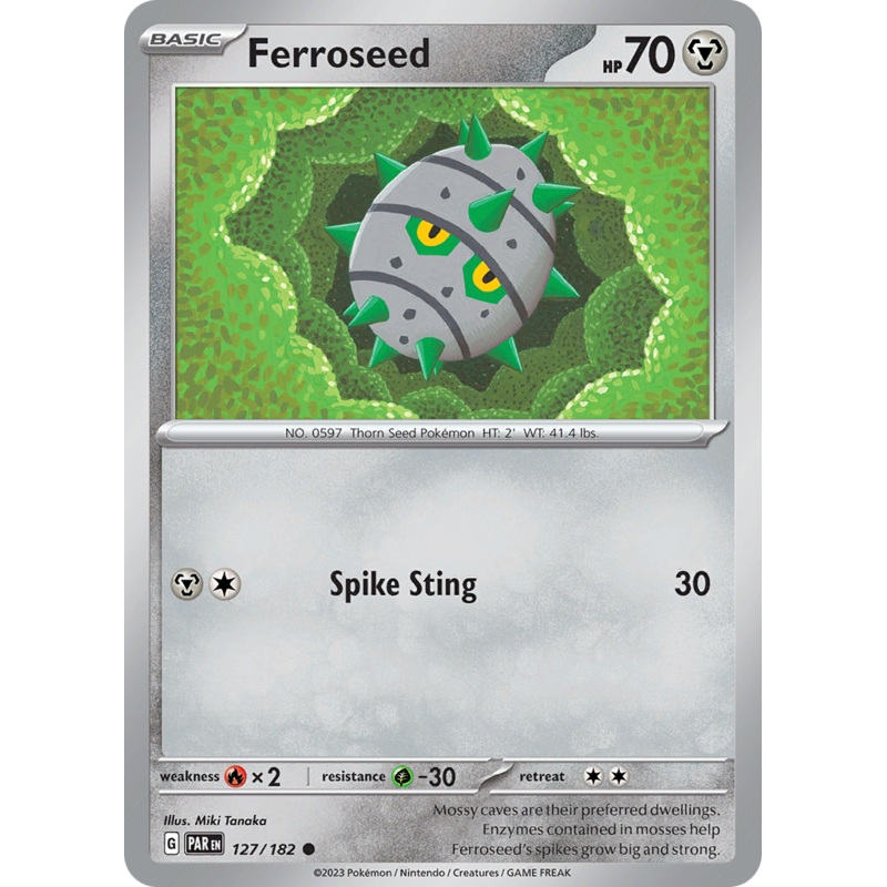 Ferroseed (127/182) [Scarlet & Violet: Paradox Rift]