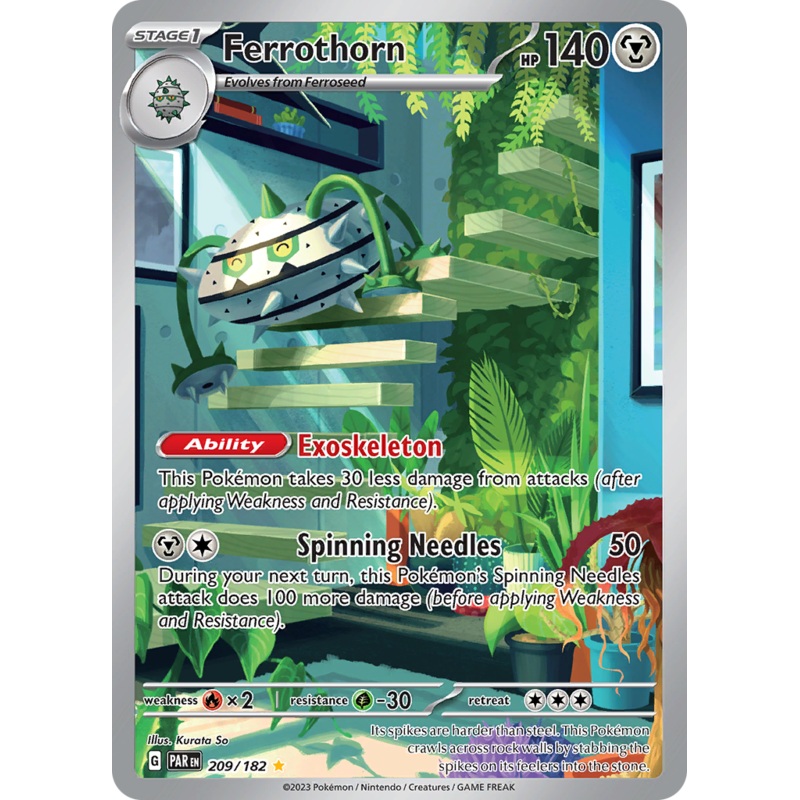 Ferrothorn (209/182) [Scarlet & Violet: Paradox Rift]