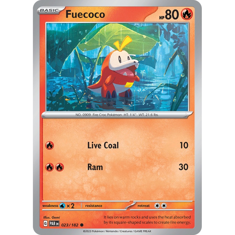 Fuecoco (023/182) [Scarlet & Violet: Paradox Rift]