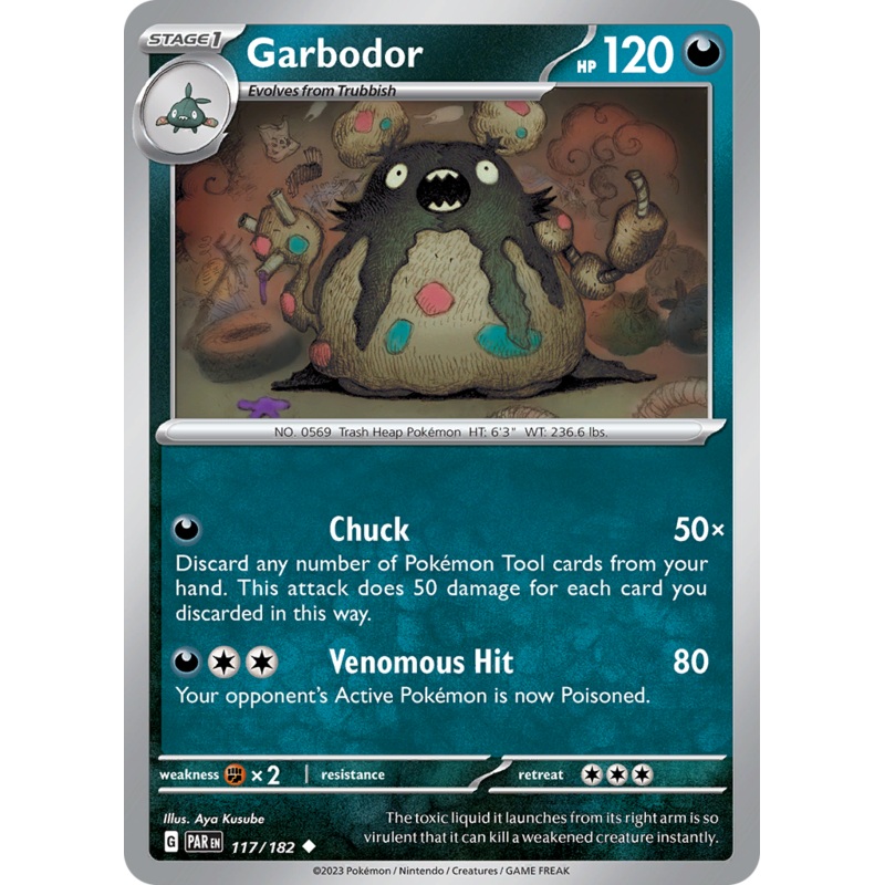 Garbodor (117/182) [Scarlet & Violet: Paradox Rift]