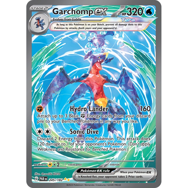 Garchomp ex (245/182) [Scarlet & Violet: Paradox Rift]
