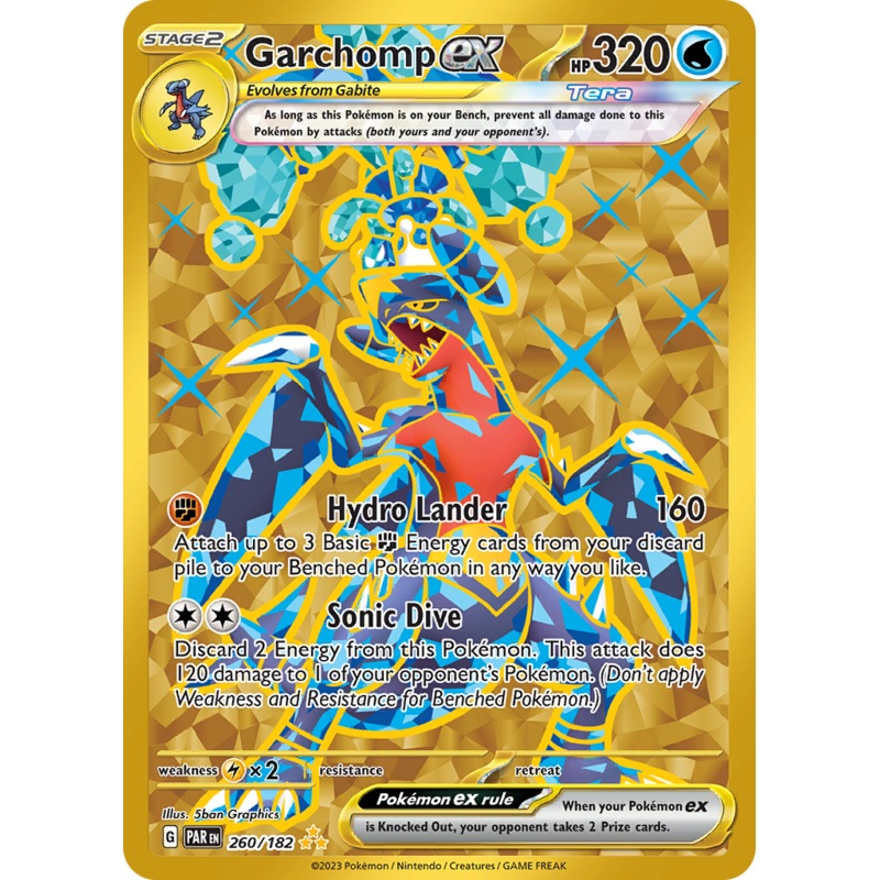 Garchomp ex (260/182) [Scarlet & Violet: Paradox Rift]